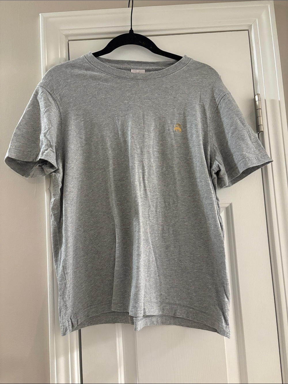 Men's Brooks Brothers Grey Short-Sleeve Crewneck T-Shirt